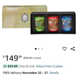 Diptyque christmas limited edition candles 3*2.4oz